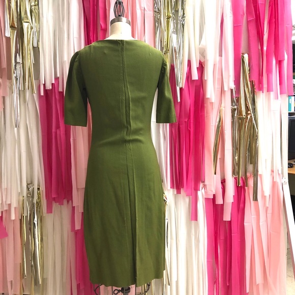 Vintage Handmade Linen Wiggle Dress 60s - Picture 3 of 8